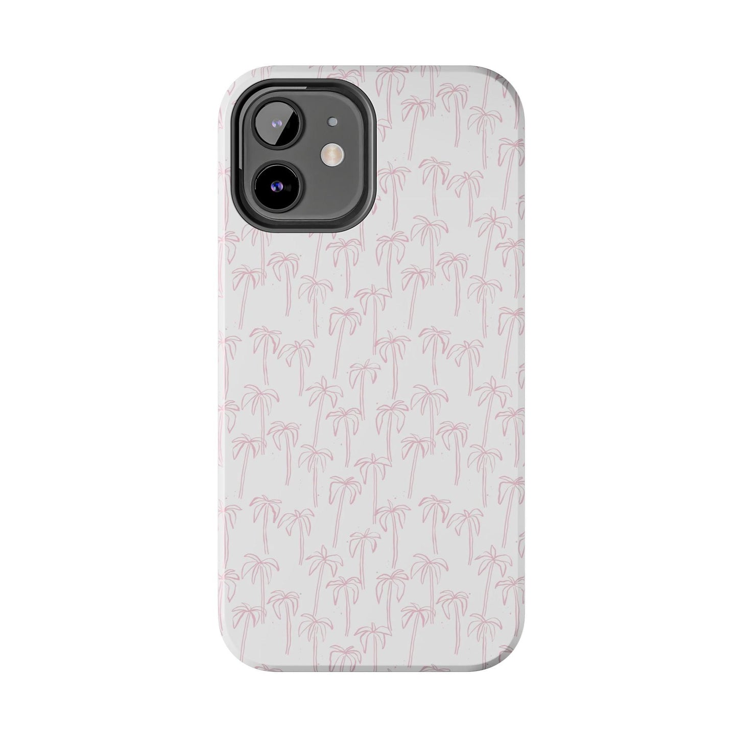 Pink Palm Trees iPhone Cases