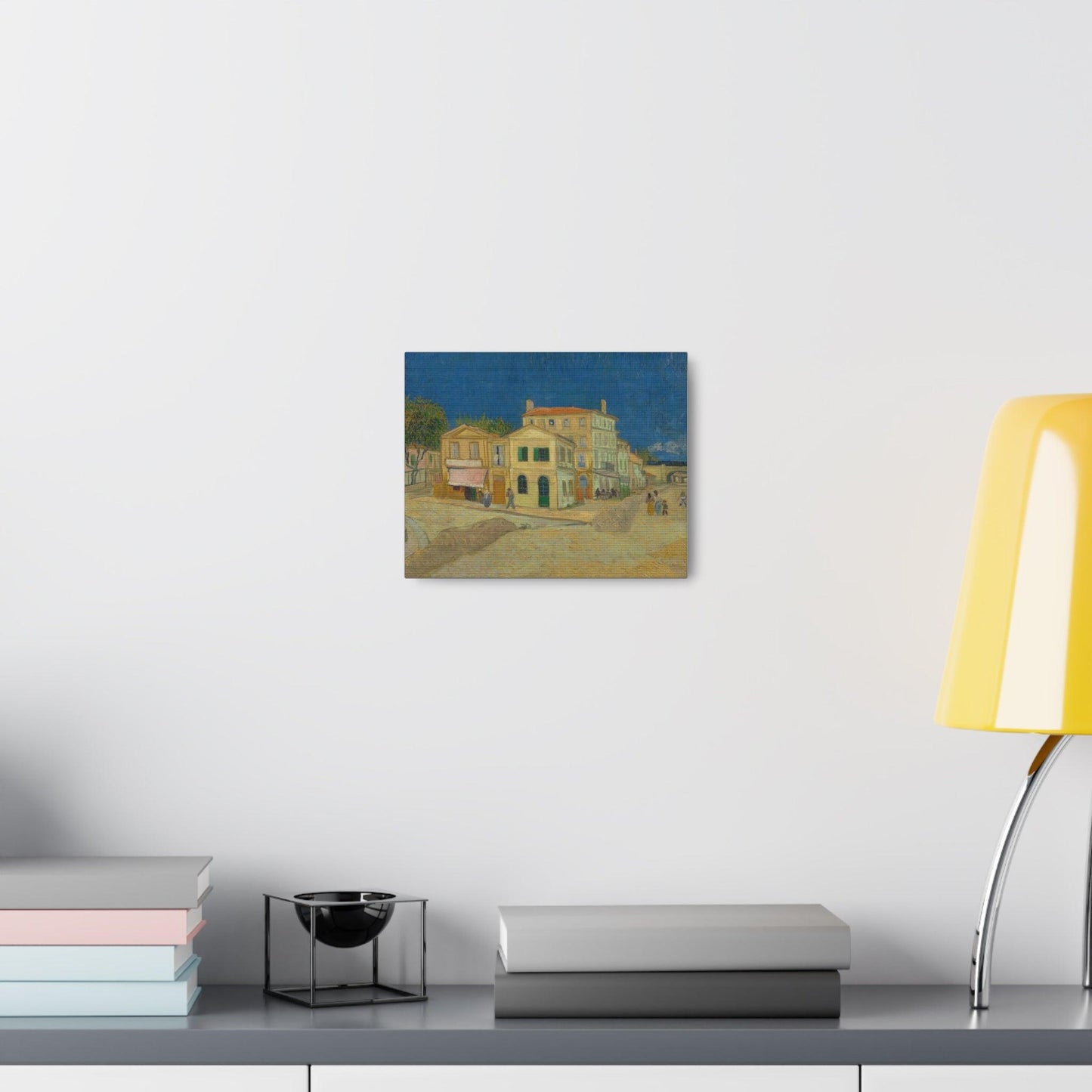 The Yellow House by Vincent Van Gogh - Canvas Gallery Wraps