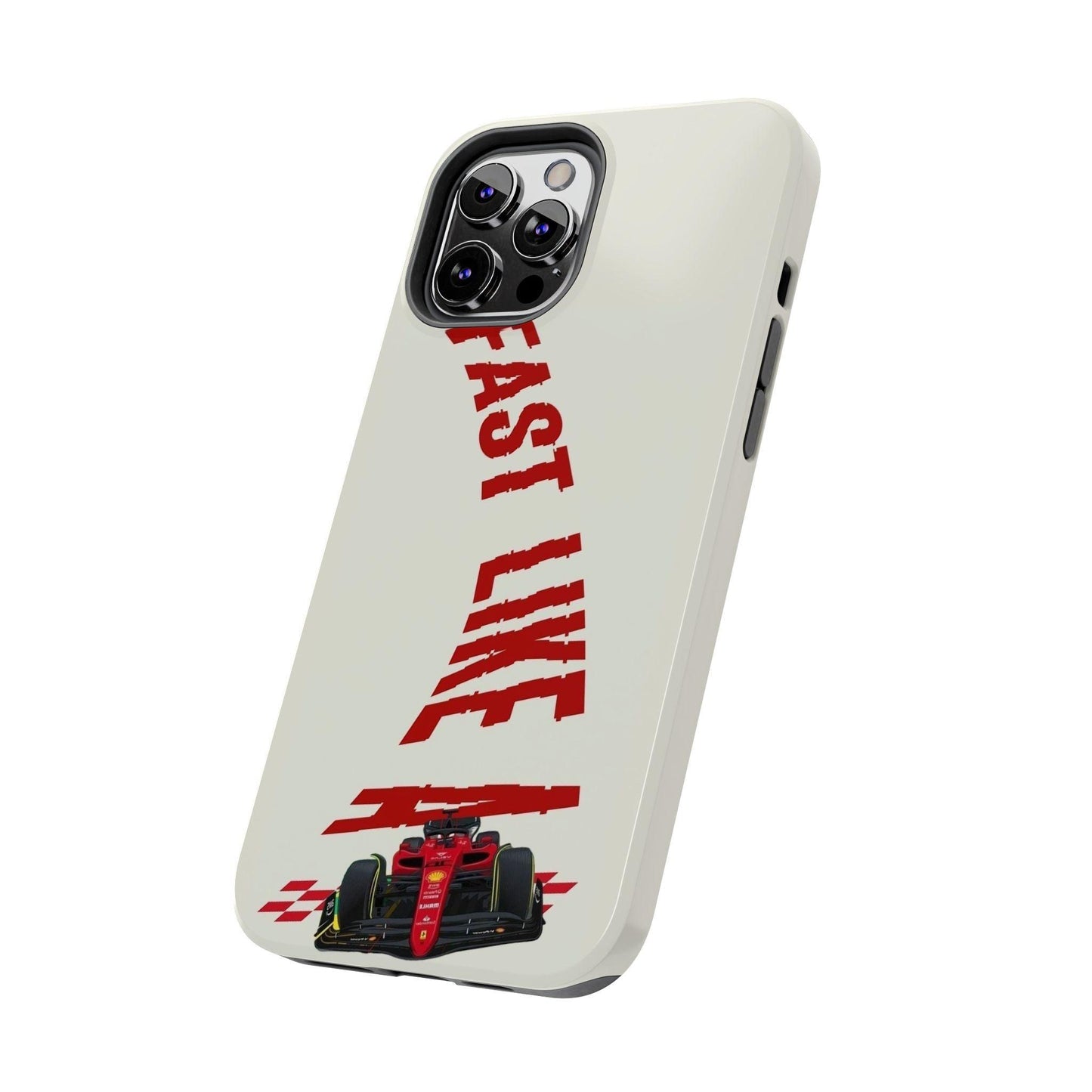 Fast Like a Race Car Tough iPhone Cases