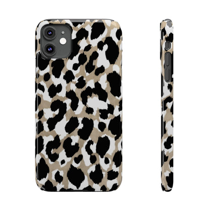 Savanna Noir Spots Slim iPhone Cases