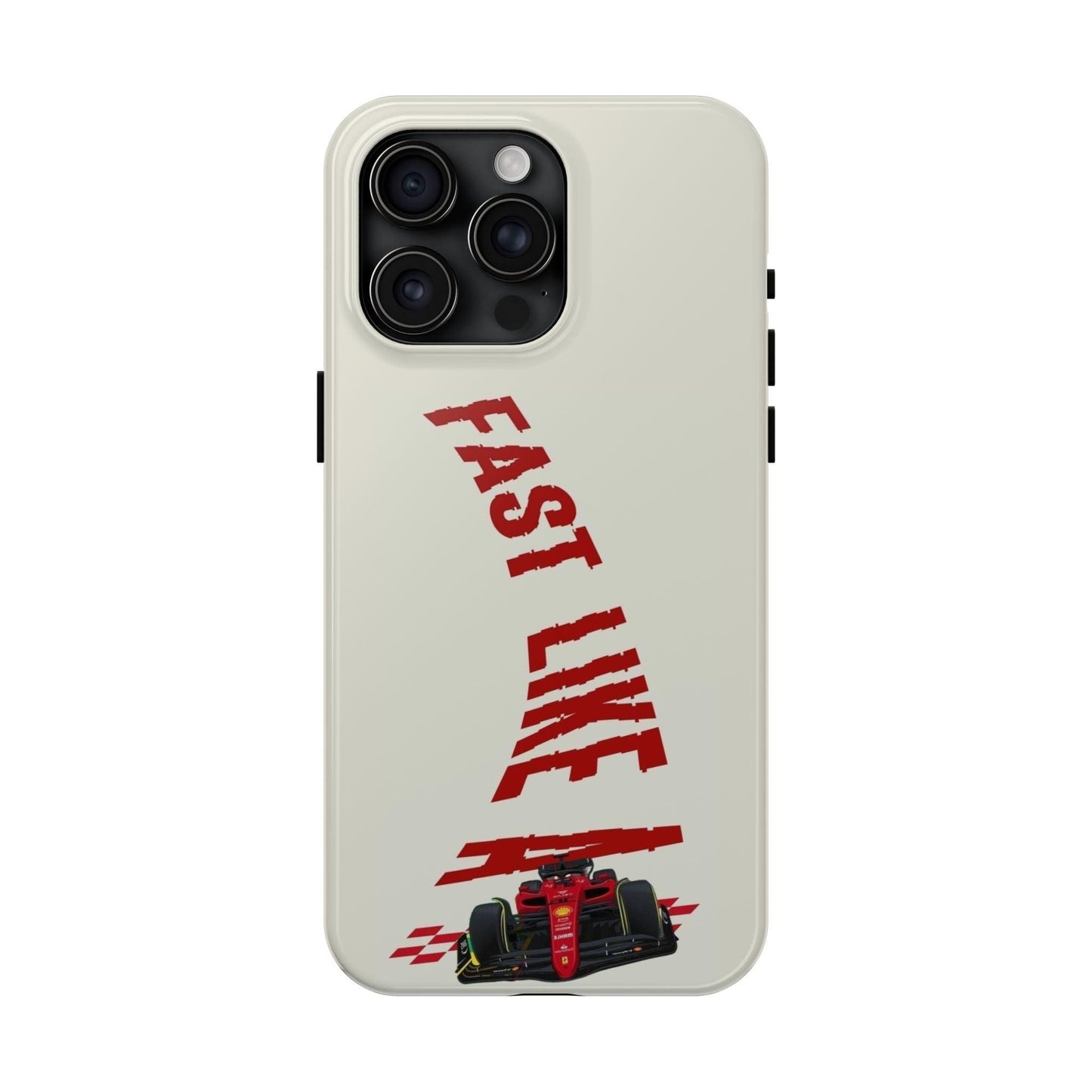 Fast Like a Race Car Tough iPhone Cases