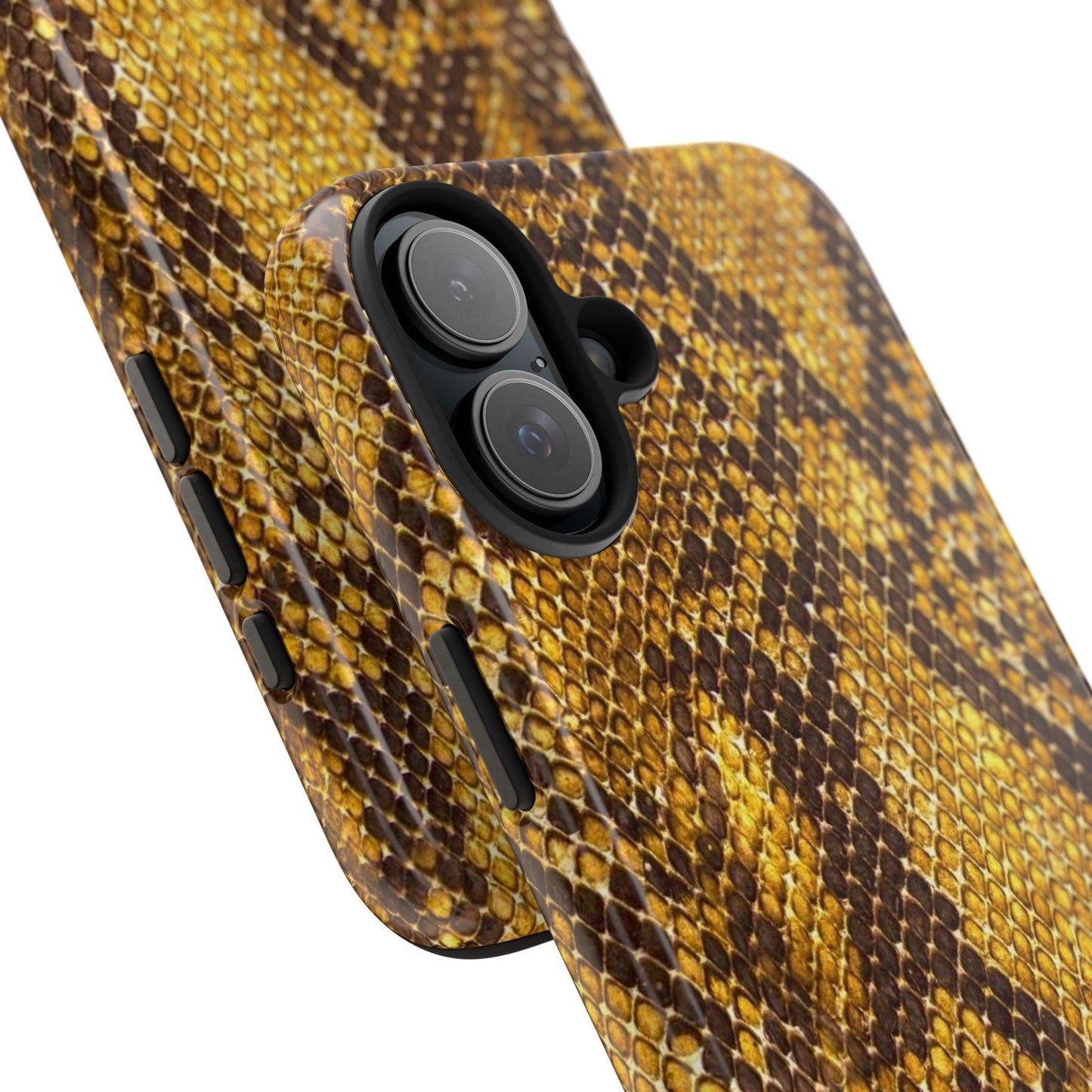 Golden Viper Scales Tough iPhone Cases