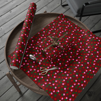 Holiday Confetti Wrapping Paper Roll