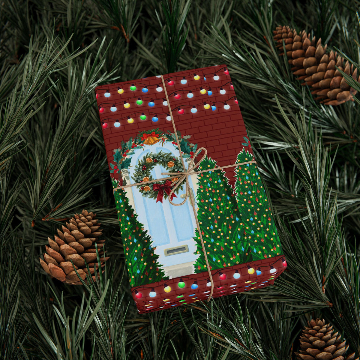 Home for Christmas Wrapping Paper Roll