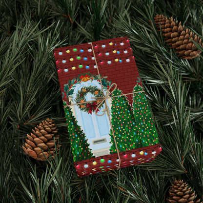 Home for Christmas Wrapping Paper Roll