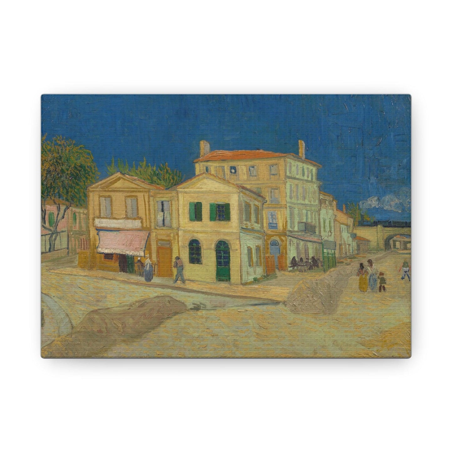 The Yellow House by Vincent Van Gogh - Canvas Gallery Wraps