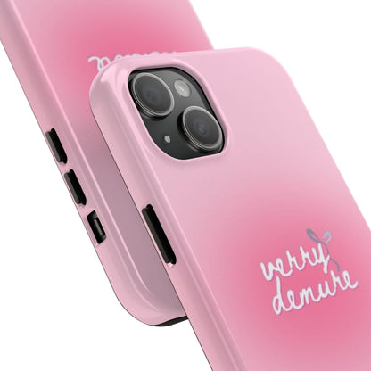 Verry Demure Aura Tough iPhone Cases