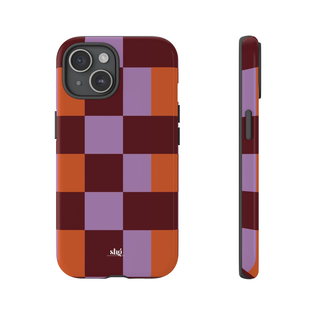 Plum Patchwork Phone Case