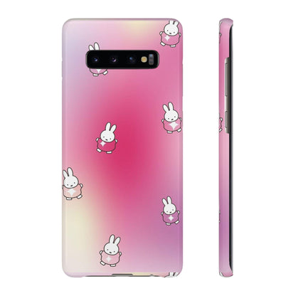 The Bunny Aura Pink Snap Cases