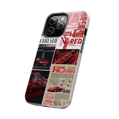 Race Car-Inspired Tough Phone Case - Automotive Passion for Car Enthusiasts