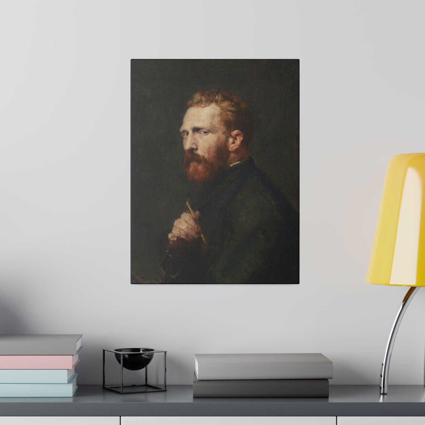 John Russell's Portrait of Vincent van Gogh (1886) - Matte Canvas, Stretched, 0.75"