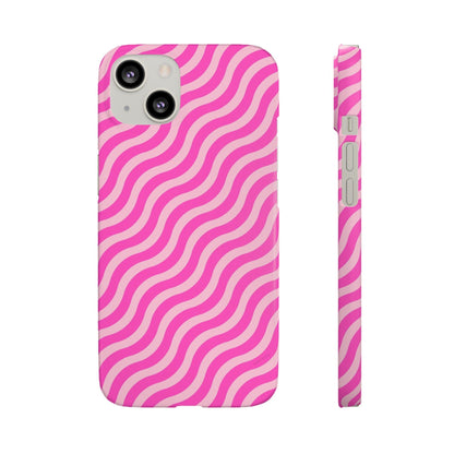 Waveicious Pink Snap iPhone Cases