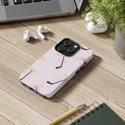 Blush & Puck Elegance Tough iPhone Cases