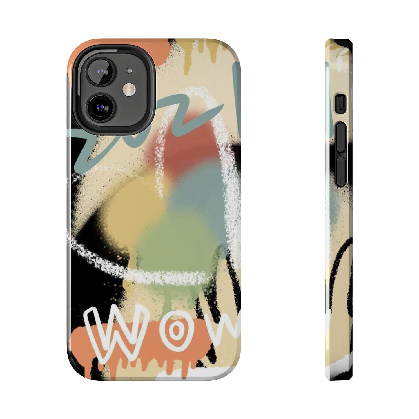 Abstract Splash: Wow Edition Tough iPhone Cases