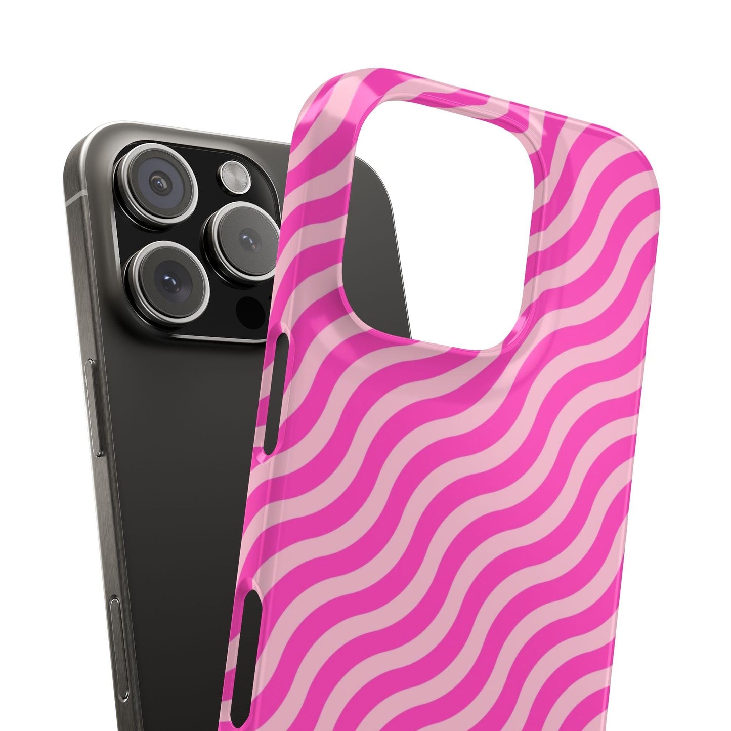 Waveicious Pink Snap iPhone Cases