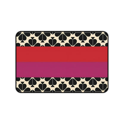 Spade Inspired Dual Tone Desk Mat - Anti Slip Desk Mat