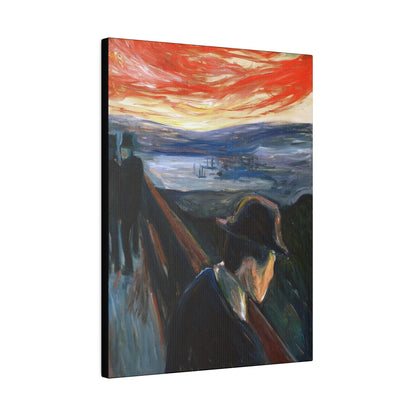 Edvard Munch's Despair (1892) impressionism art - Matte Canvas, Stretched, 0.75"