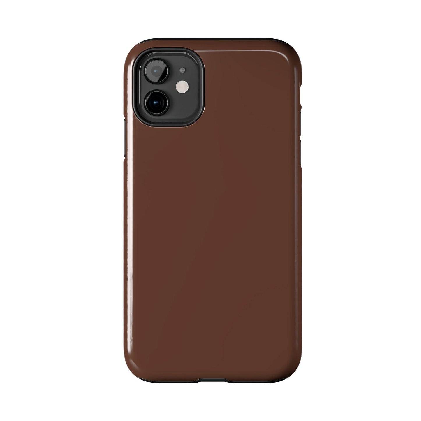 The Basics Coffee Brown iPhone Cases - The Basics Collection