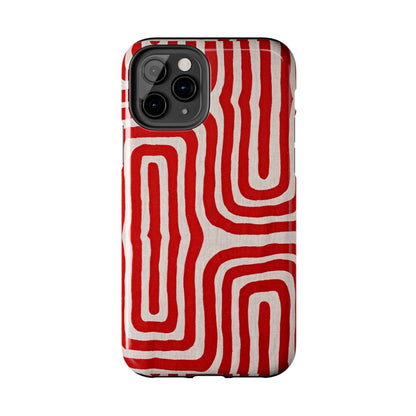 Scarlet Labyrinth Tough iPhone Cases