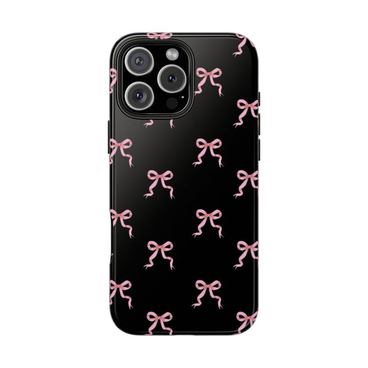 Pink Ribbon Charm iPhone Tough Case