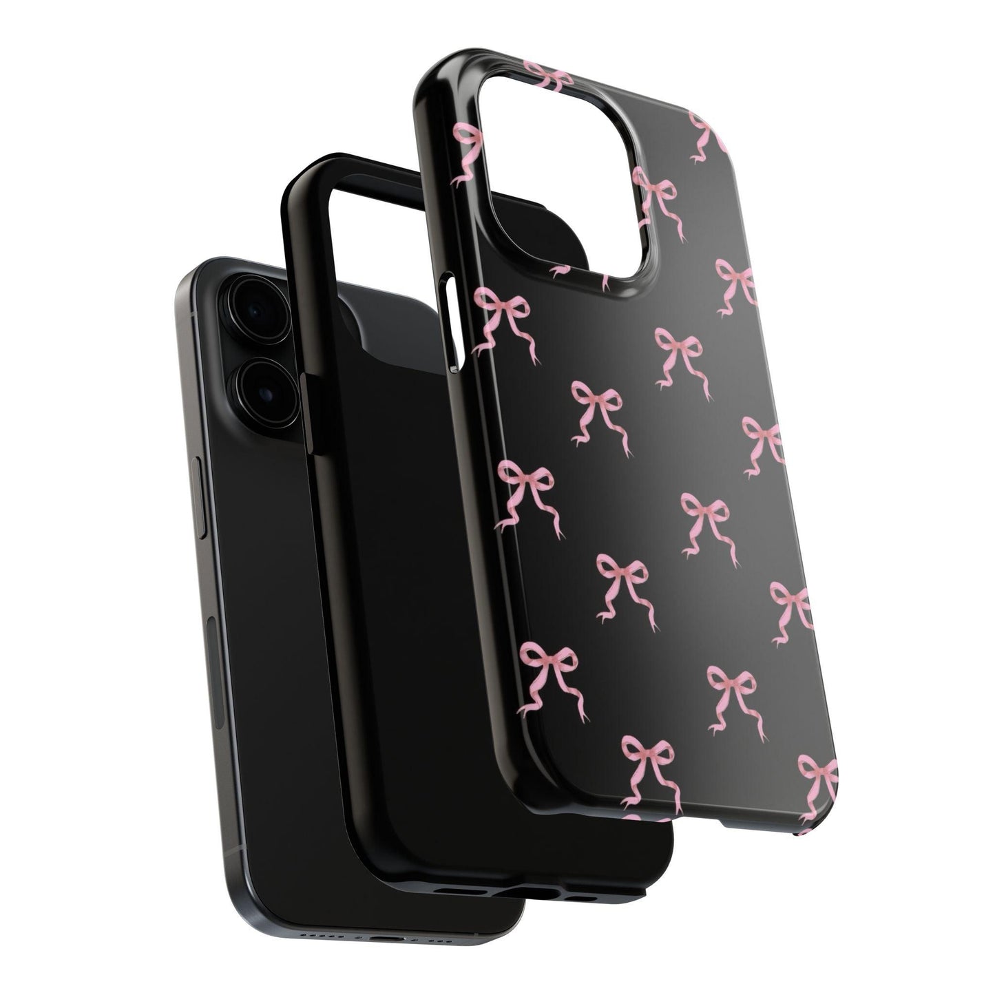 Pink Ribbon Charm iPhone Tough Case