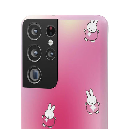 The Bunny Aura Pink Snap Cases