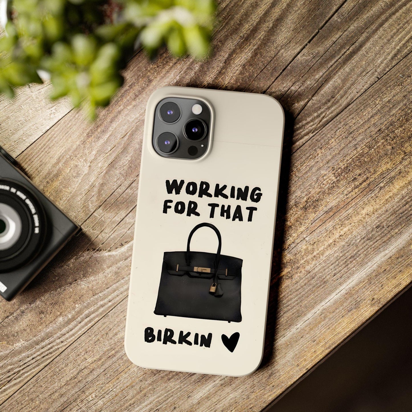 Working for that Luxe Bag Slim iPhone Cases