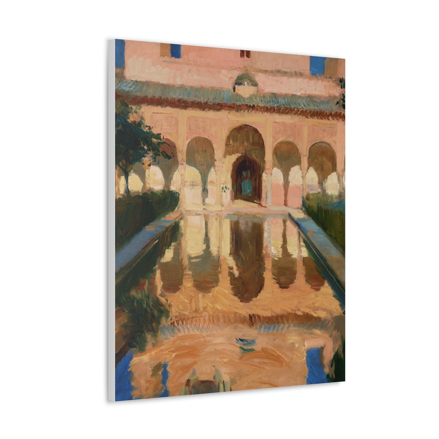 Hall of the Ambassadors, Alhambra, Granada by Joaquín Sorolla y Bastida - Canvas Gallery Wraps