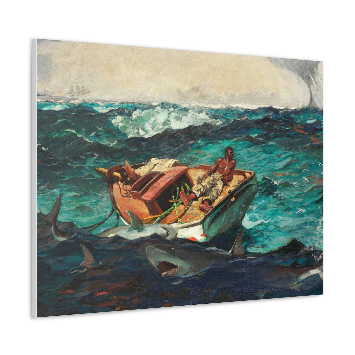 The Gulf Stream (1899) by Winslow Homer - Canvas Gallery Wraps