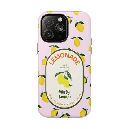 Minty Lemon MagSafe Phone Case