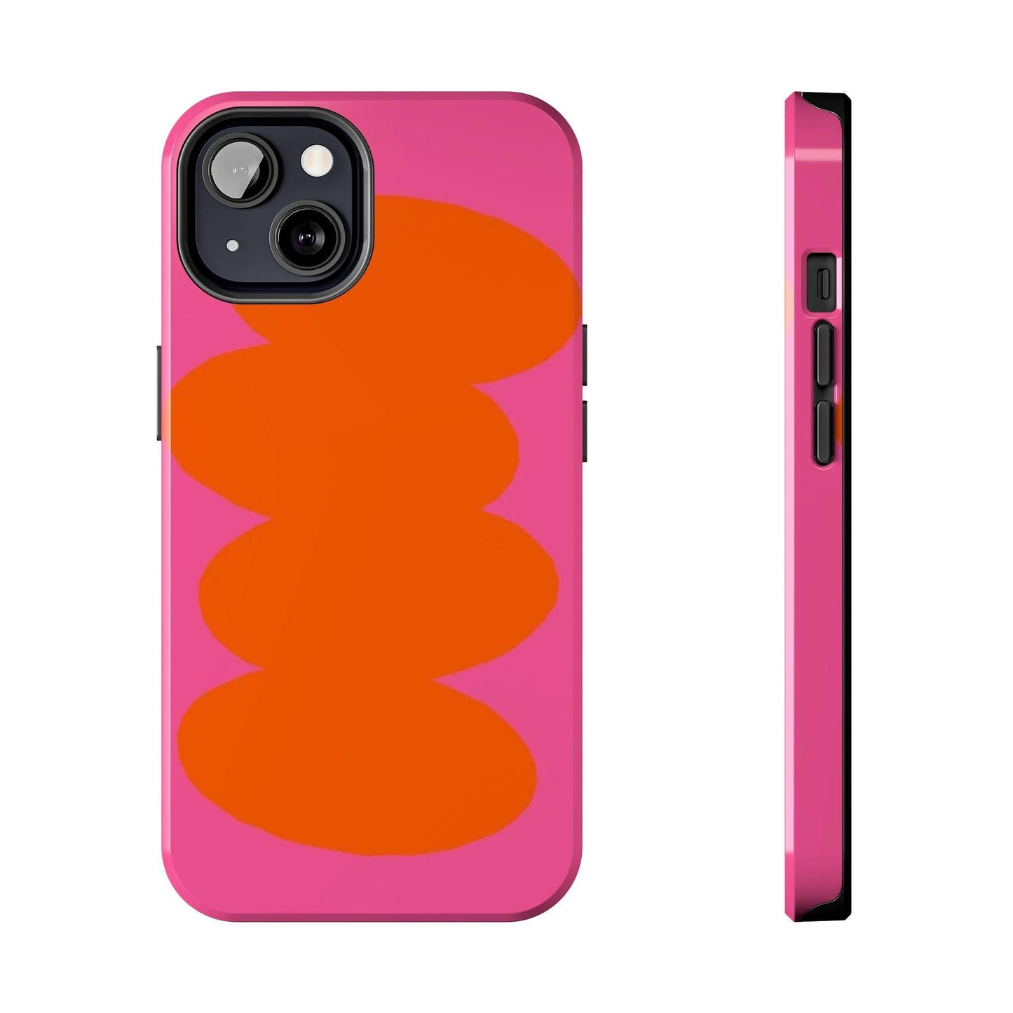 Pink Tangerine Blush Tough iPhone Cases