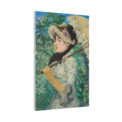 Jeanne Spring (1881) painting in high resolution by Edouard Manet - Matte Canvas, Stretched, 0.75"