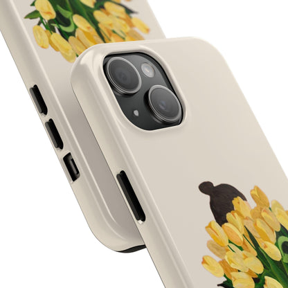 Golden Blooms: Femme Elegance Edition Tough Phone Cases