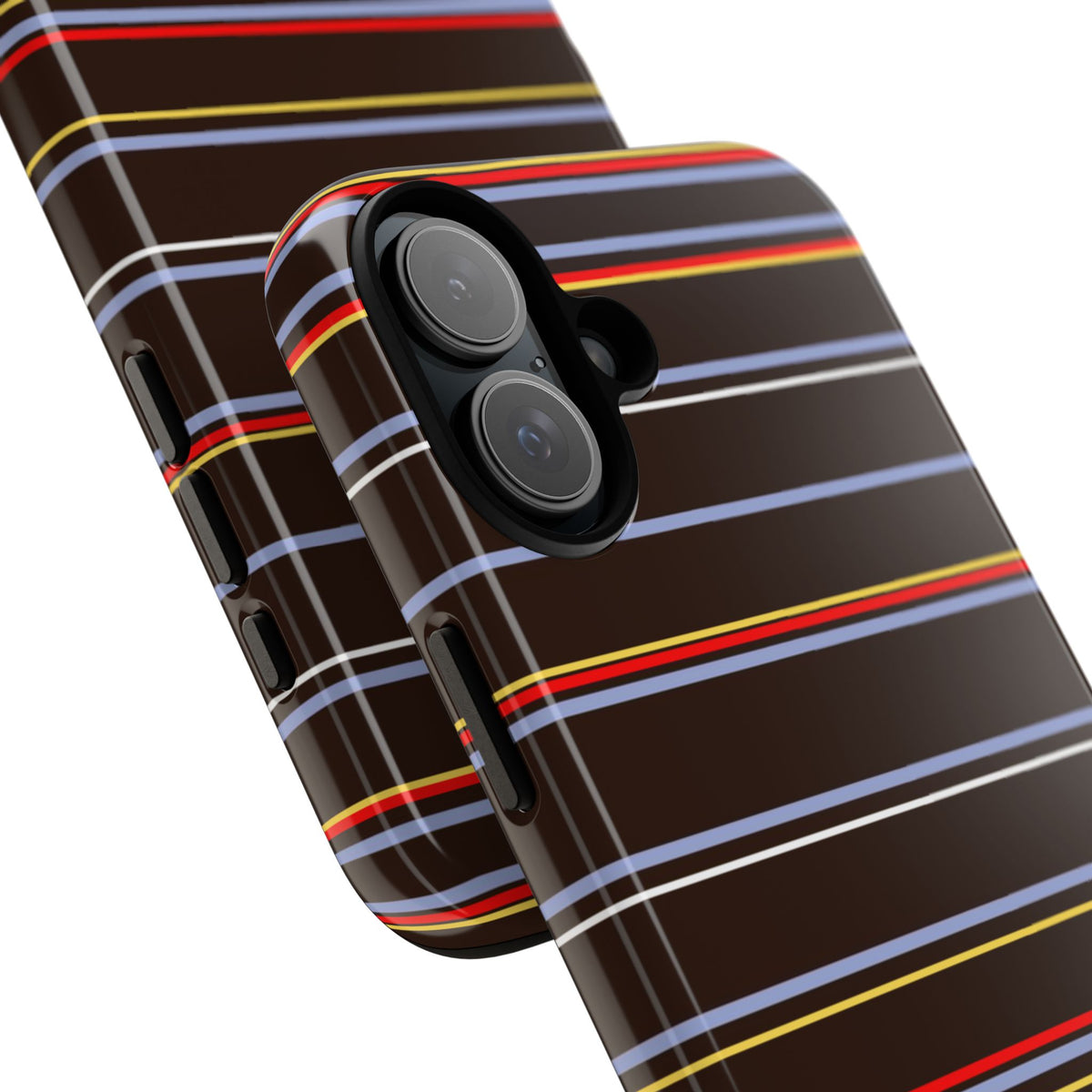 Chocolate Citylines Striped Phone Case