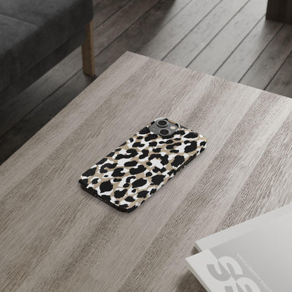 Savanna Noir Spots Slim iPhone Cases