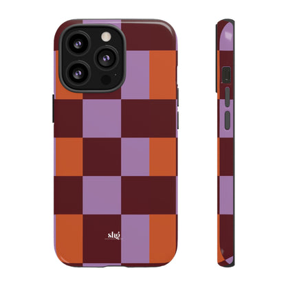 Plum Patchwork Phone Case