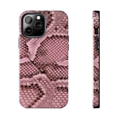 Pink Python Scales Tough iPhone Cases