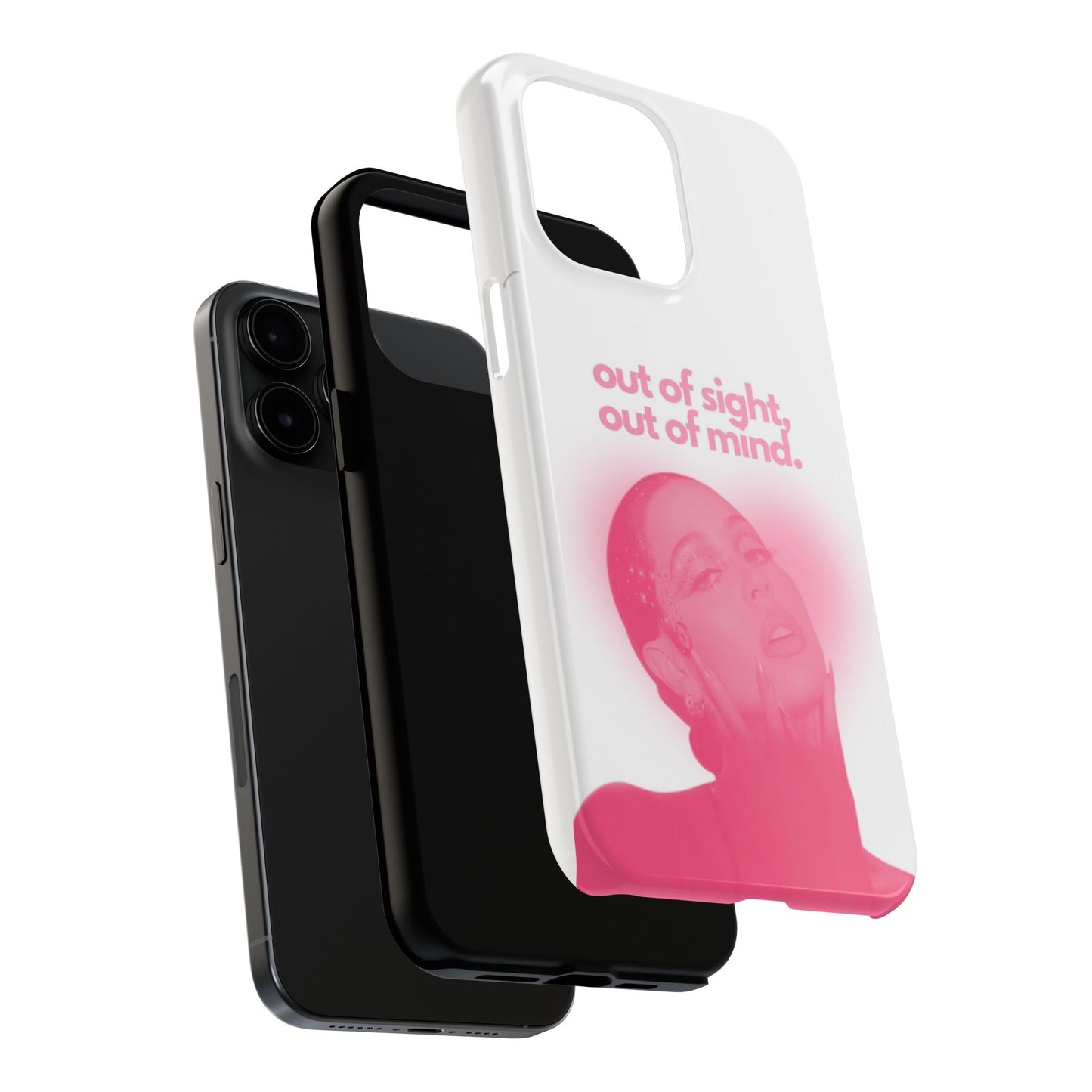 Heart Pink Aura Queen iPhone Cases