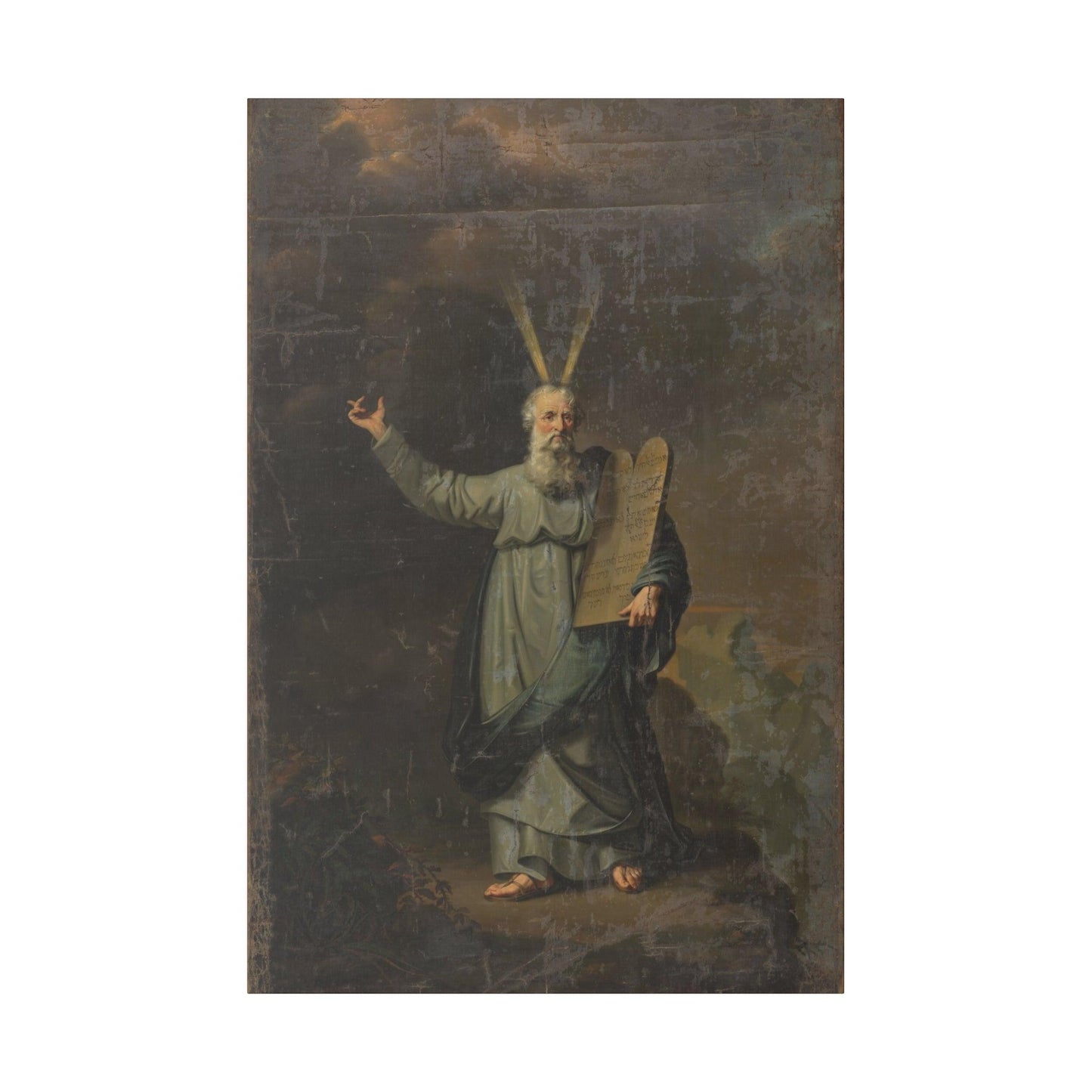 1803 Moses with the Tables of the Law by Pieter Gaal - Matte Canvas, Stretched, 0.75"