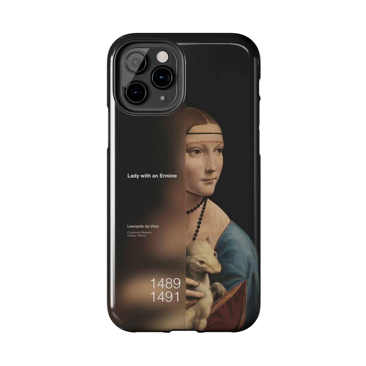 Da Vinci's Ermine Elegance Tough iPhone Cases