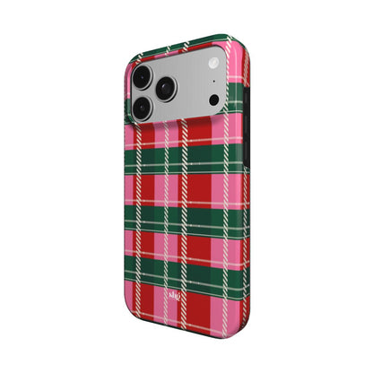 Miss Merry Tartan MagSafe Phone Case