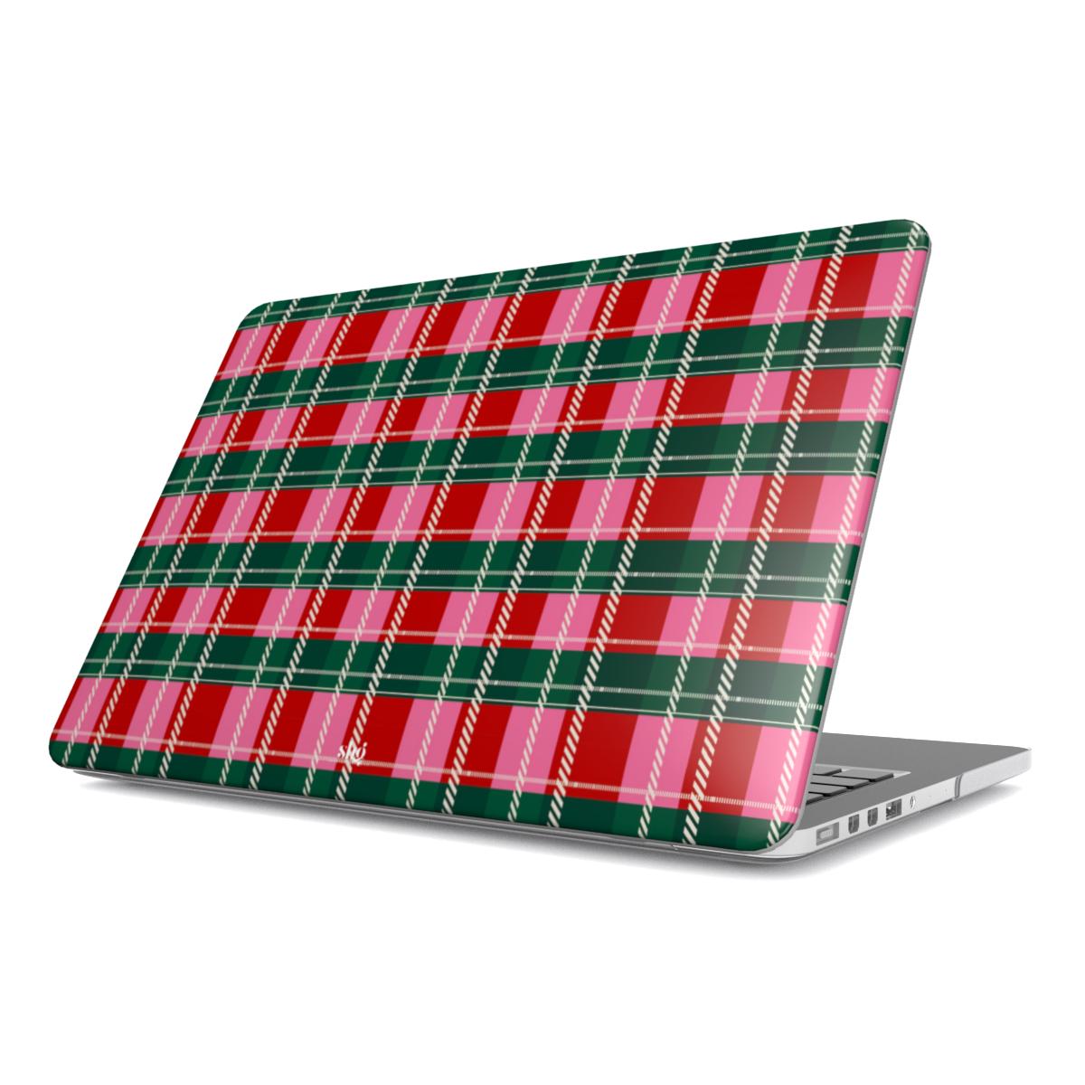 Miss Merry Tartan MacBook Case