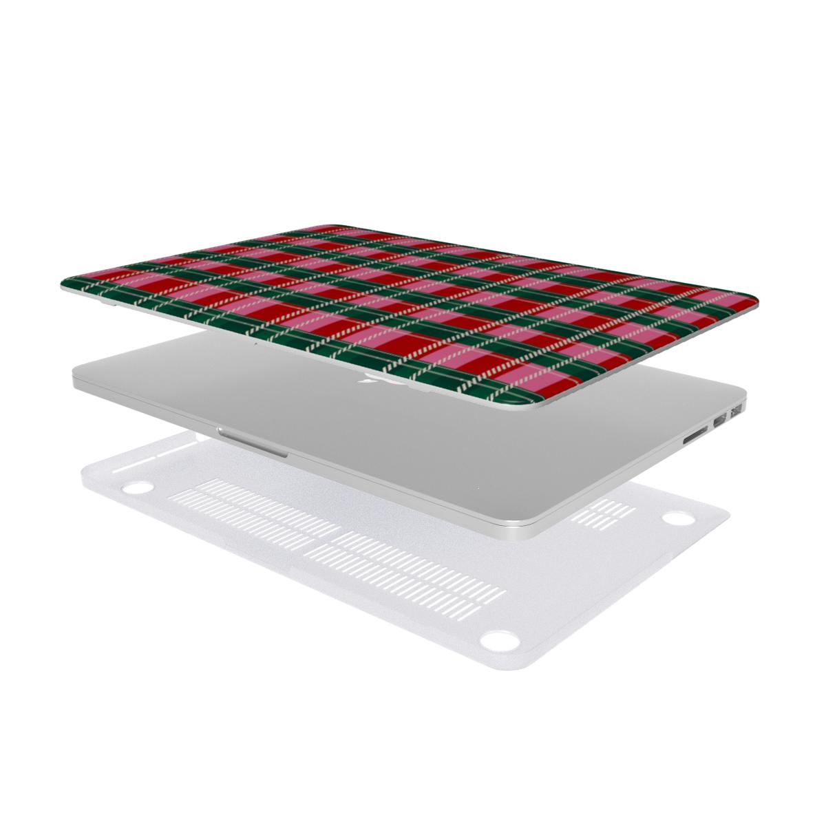 Miss Merry Tartan MacBook Case