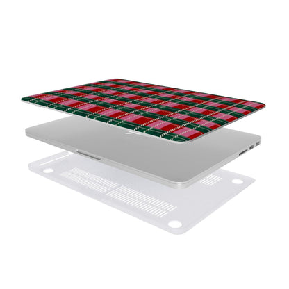 Miss Merry Tartan MacBook Case