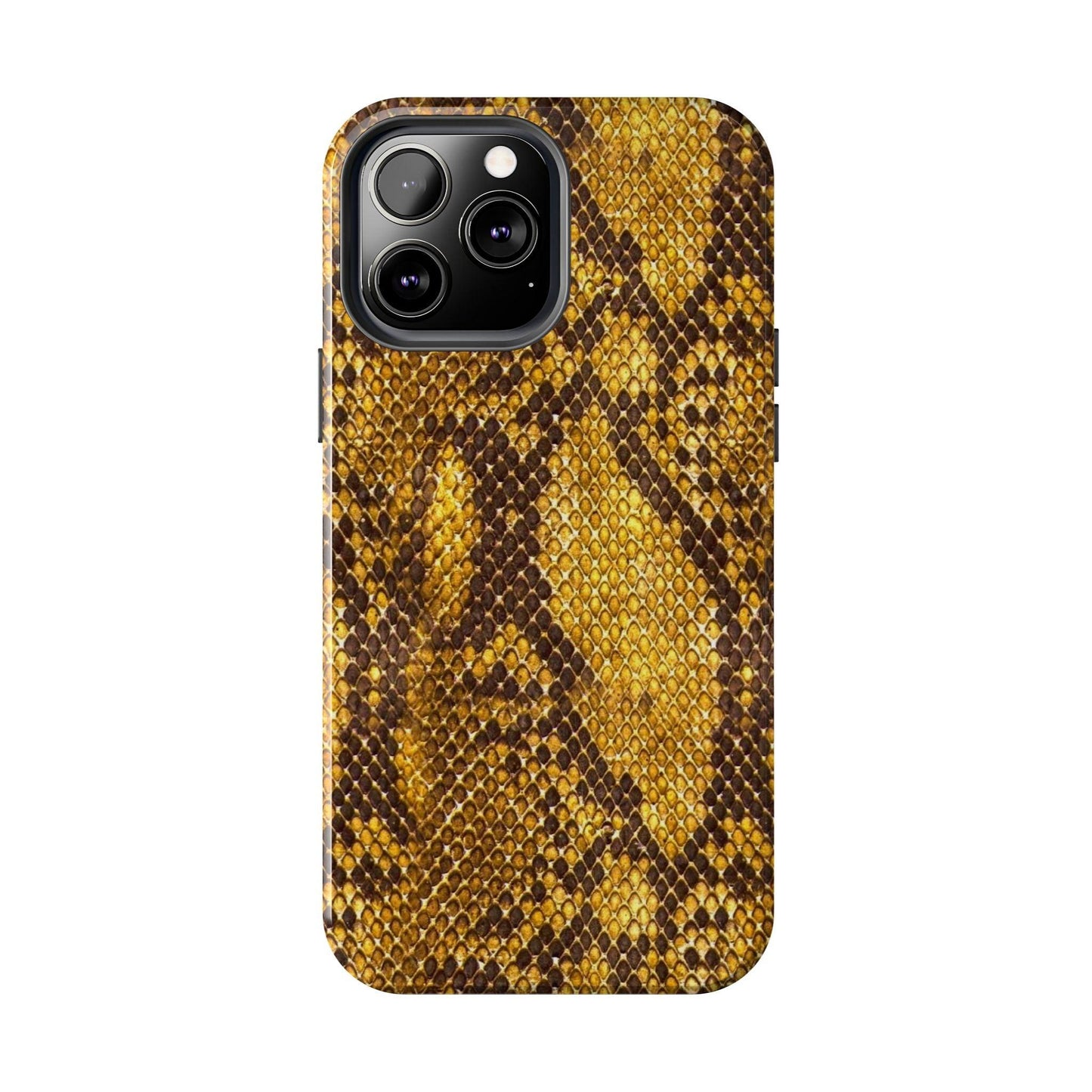 Golden Viper Scales Tough iPhone Cases