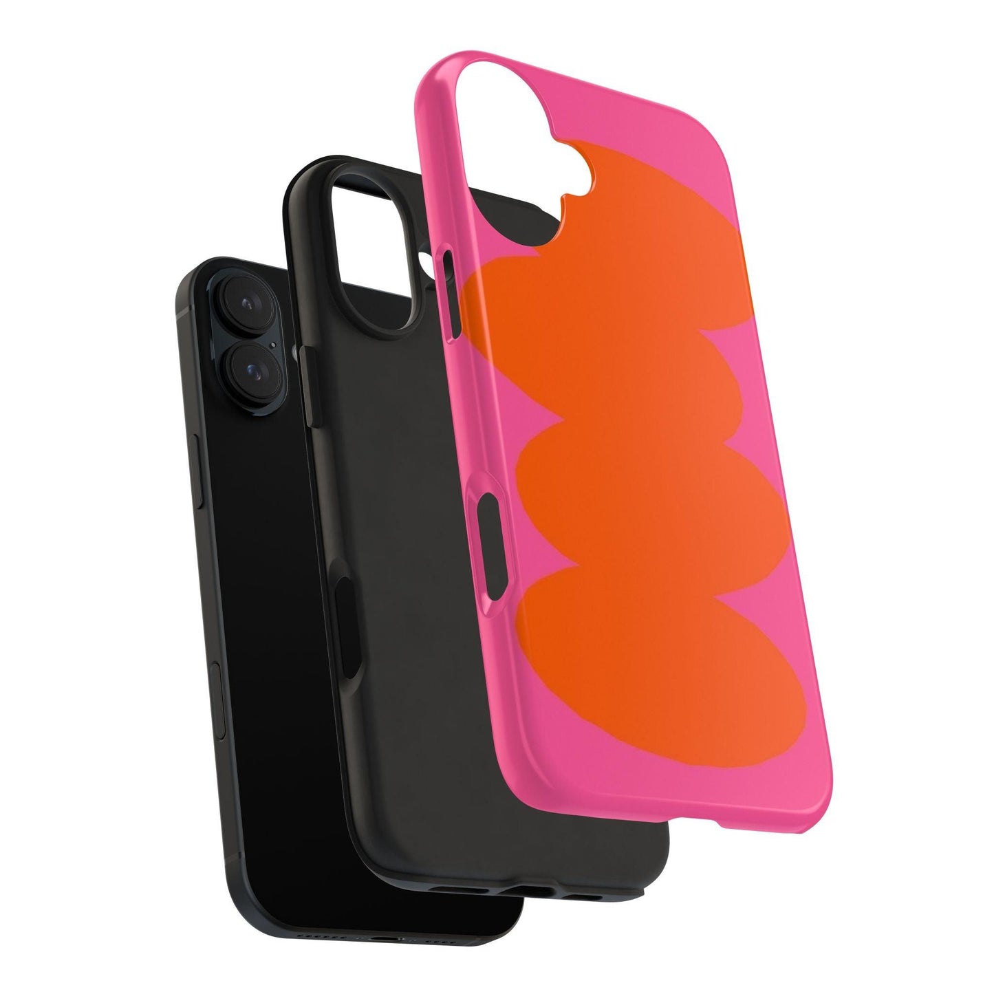 Pink Tangerine Blush Tough iPhone Cases