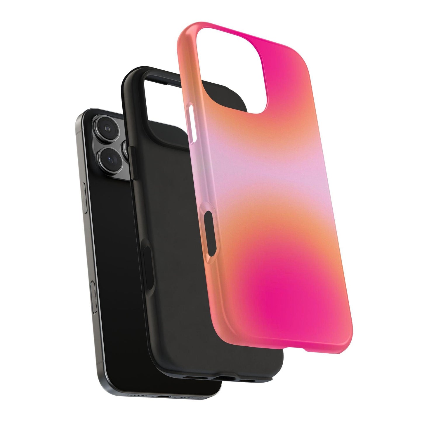 Sunset Glow Tough iPhone Cases with dual layer protection