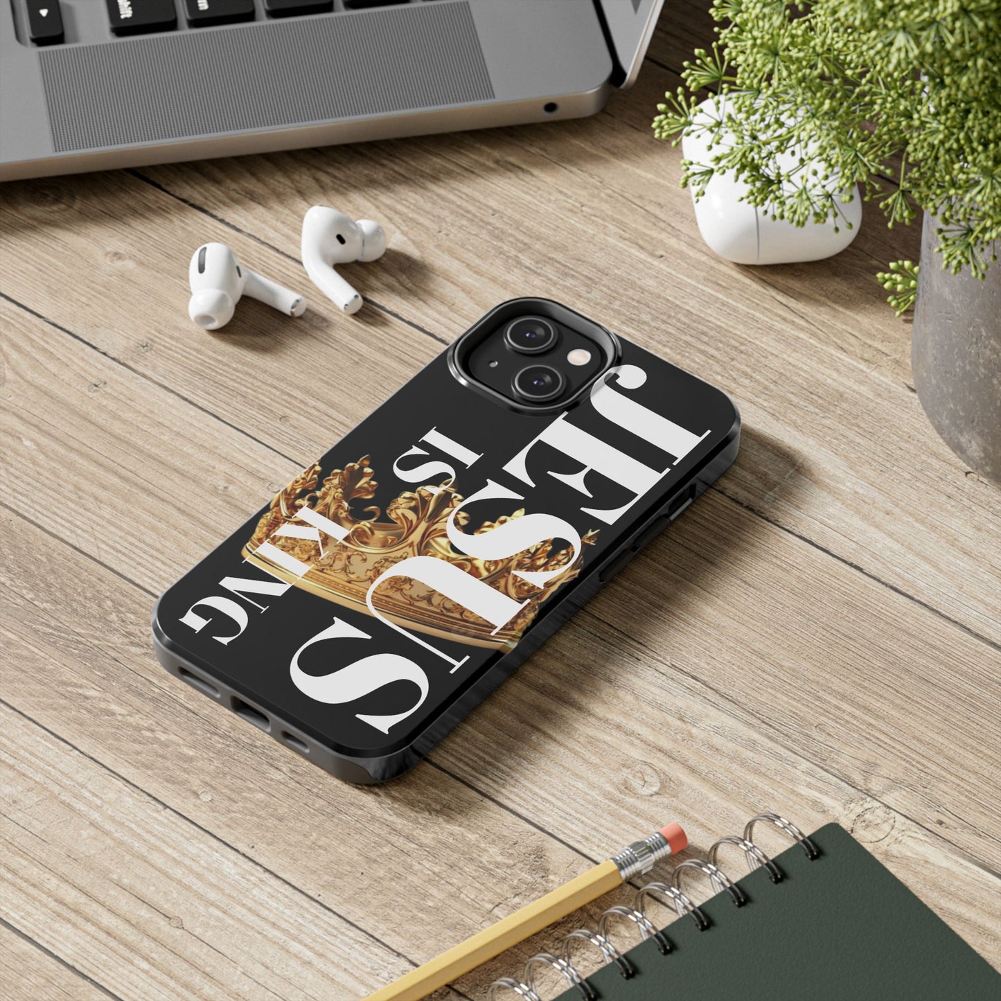 Jesus is King iPhone Cases