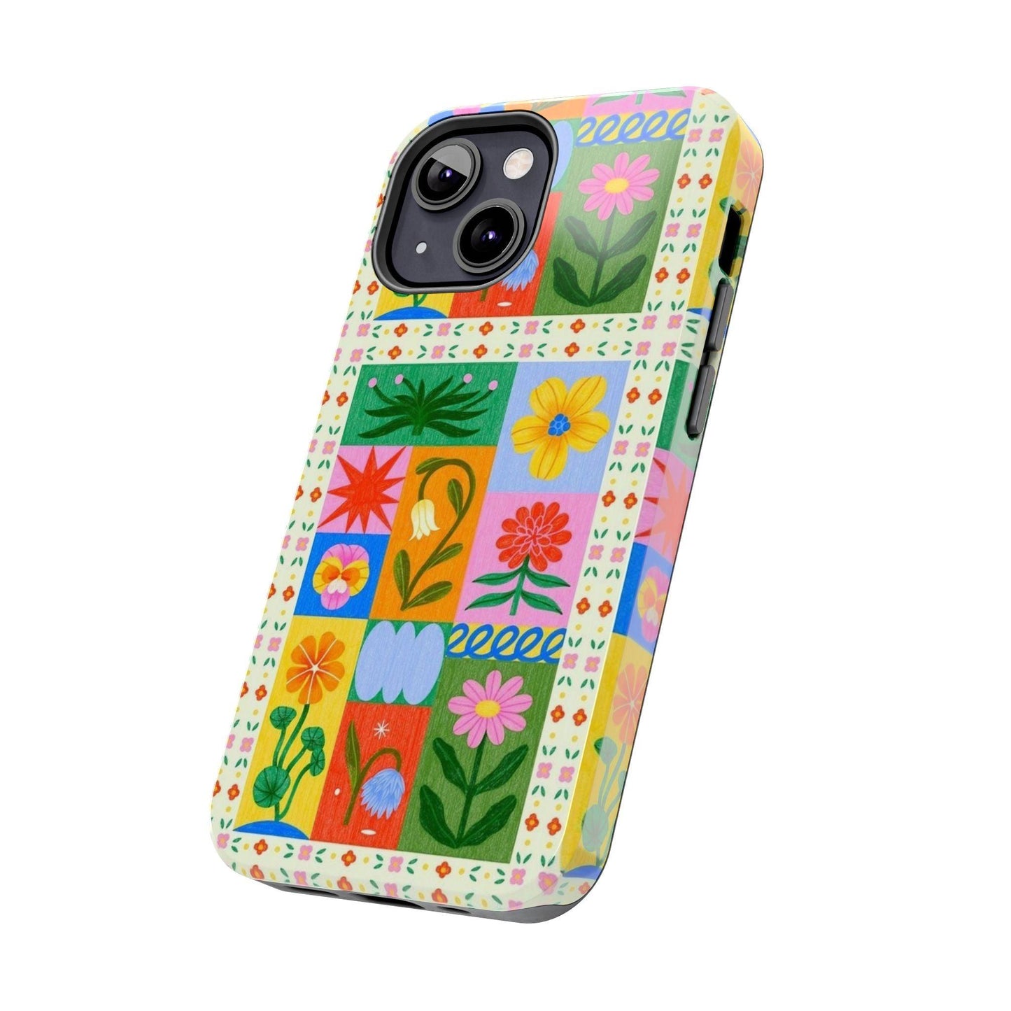 Flower Garden Paradise Tough iPhone Cases