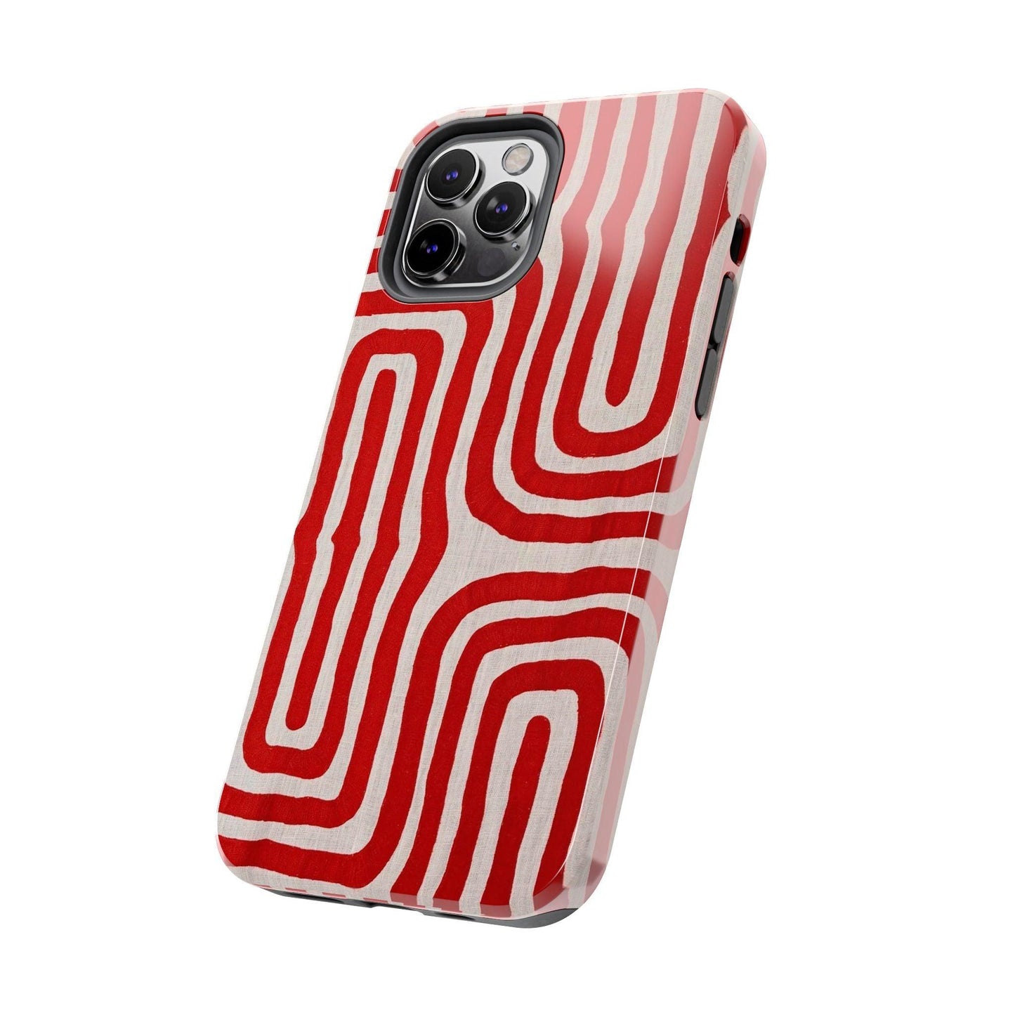 Scarlet Labyrinth Tough iPhone Cases